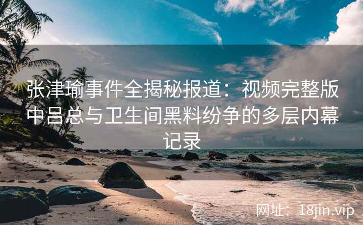 张津瑜事件全揭秘报道：视频完整版中吕总与卫生间黑料纷争的多层内幕记录